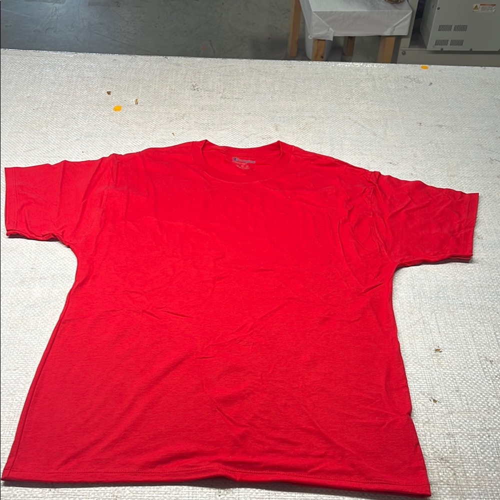 Champion Red Short Sleeve Tee